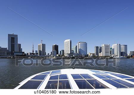 Stock Image - Tokyo skyline, Japan. Fotosearch
