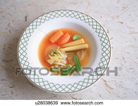 Vegetable soup View Large Photo Image Stock Photo - Vegetable soup. Fotosearch