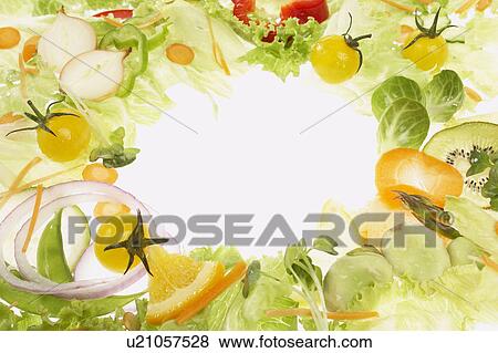 Stock Photo - Vegetables and fruits. Fotosearch