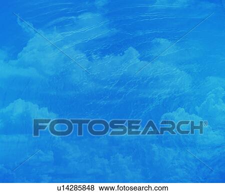 Water surface and cloud View Large Photo Image Stock Photo - Water surface and cloud. Fotosearch