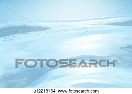 Picture - Water surface, close up, full frame. Fotosearch