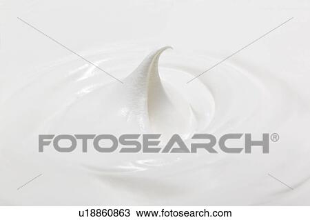 Stock Image - Whipped cream. Fotosearch