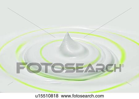 Stock Photo - Whipped cream with color. Fotosearch