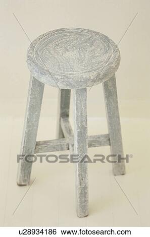 White painted stool on white floor View Large Photo Image Stock Photograph - White painted stool on white floor. Fotosearch