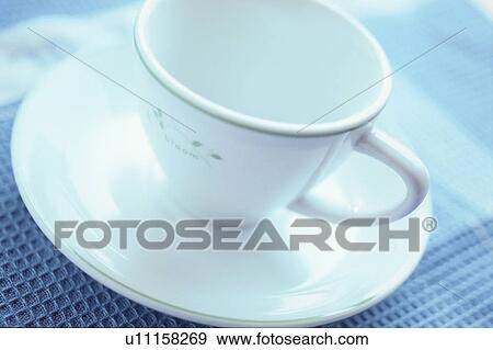 White tea cup and saucer View Large Photo Image Stock Photo - White tea cup and saucer. Fotosearch