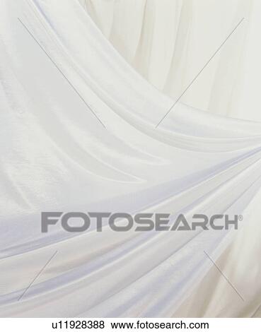 Stock Photo - White textile. Fotosearch