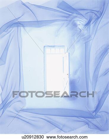 Window surrounded by light material View Large Photo Image Stock Image - Window surrounded by light material. Fotosearch