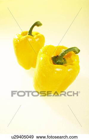 Yellow Bell Peppers View Large Photo Image Stock Photo - Yellow Bell Peppers. Fotosearch
