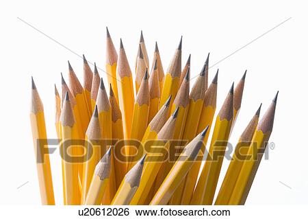 Stock Photograph - Yellow pencils. Fotosearch