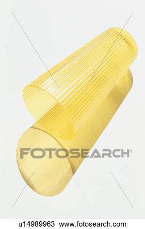 Yellow striped glass on white background View Large Photo Image Stock Image - Yellow striped glass on white background. Fotosearch