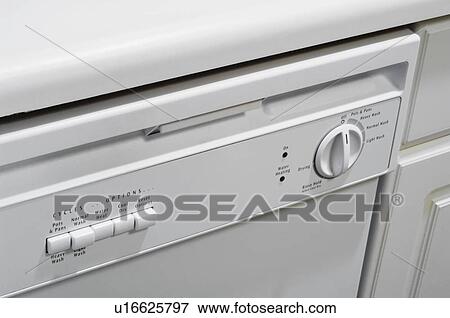 Detail controls on dishwasher View Large Photo Image Stock Photo - Detail controls on dishwasher. Fotosearch