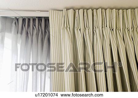 Detail Striped Drapes Picture U17201074 Fotosearch