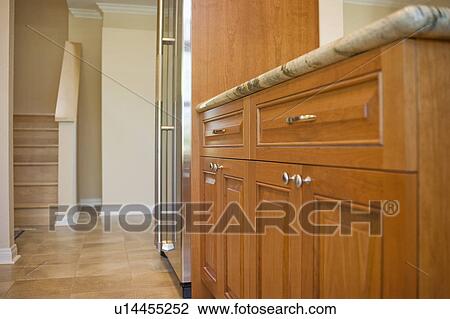 Detail wooden kitchen cabinets and drawers View Large Photo Image Stock Image - Detail wooden kitchen cabinets and drawers. Fotosearch