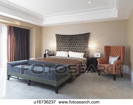 Stock Photo - Elegant bedroom. Fotosearch