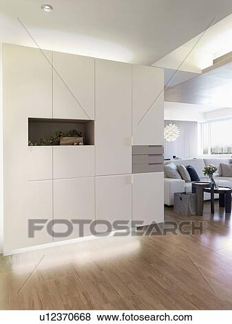 Hardwood floor in hallway of modern home View Large Photo Image Stock Photo - Hardwood floor in hallway of modern home. Fotosearch