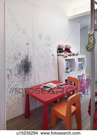 Kids table in play room View Large Photo Image Picture - Kids table in play room. Fotosearch