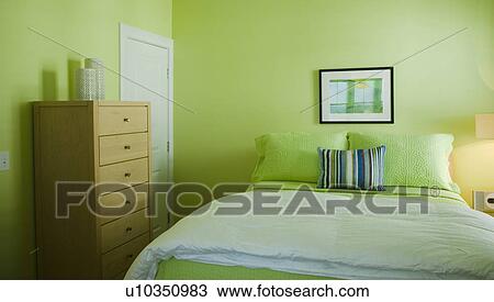 Lime green bedroom View Large Photo Image Stock Image - Lime green bedroom. Fotosearch