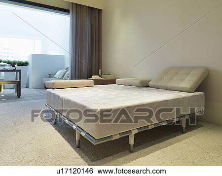 Modern daybed View Large Photo Image Stock Photograph - Modern daybed. Fotosearch