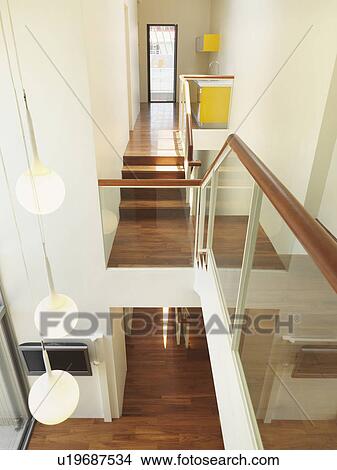 Multiple story home with hardwood floors View Large Photo Image Picture - Multiple story home with hardwood floors. Fotosearch