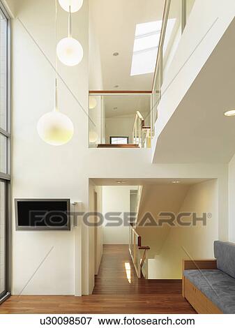 Stock Photo - Multiple story modern interior. Fotosearch