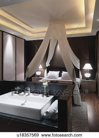 Sink in modern bedroom View Large Photo Image Stock Photo - Sink in modern bedroom. Fotosearch