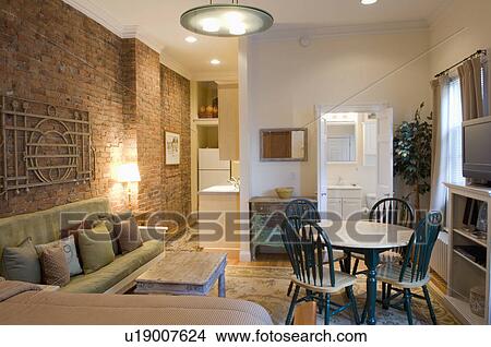 Small studio apartment View Large Photo Image Picture - Small studio apartment. Fotosearch