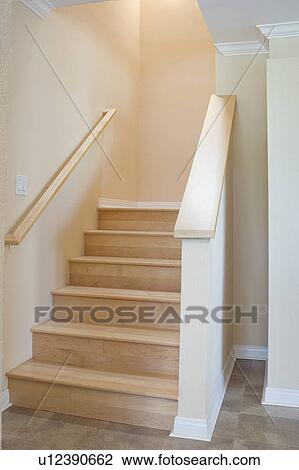 Small wooden staircase View Large Photo Image Stock Image - Small wooden staircase. Fotosearch