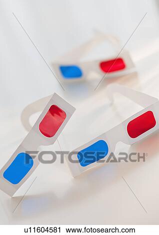 Stock Image - 3-d glasses. Fotosearch