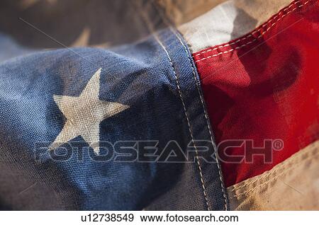 Stock Photo - American flag. Fotosearch
