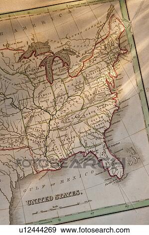 Stock Photo - Antique map. Fotosearch
