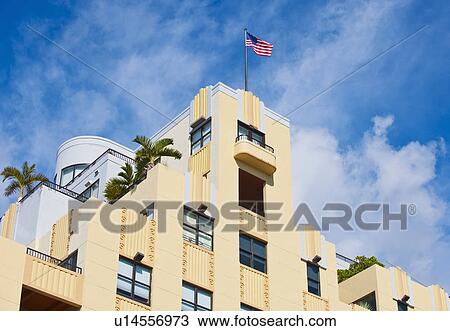 Stock Image - Art deco building. Fotosearch
