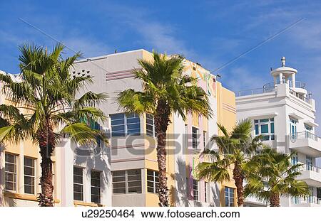 Picture - Art deco buildings. Fotosearch