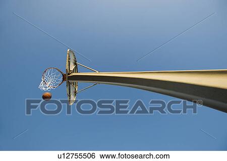 Stock Photograph - Basketball net. Fotosearch