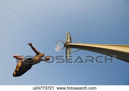 Stock Image - Basketball player. Fotosearch