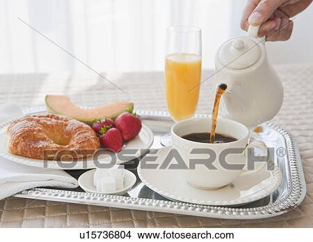 Breakfast tray View Large Photo Image Picture - Breakfast tray. Fotosearch