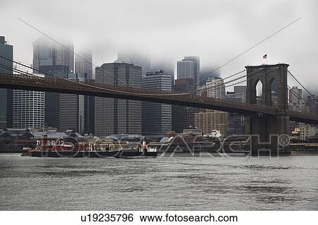 Bridge and cityscape View Large Photo Image Stock Photograph - Bridge and cityscape. Fotosearch