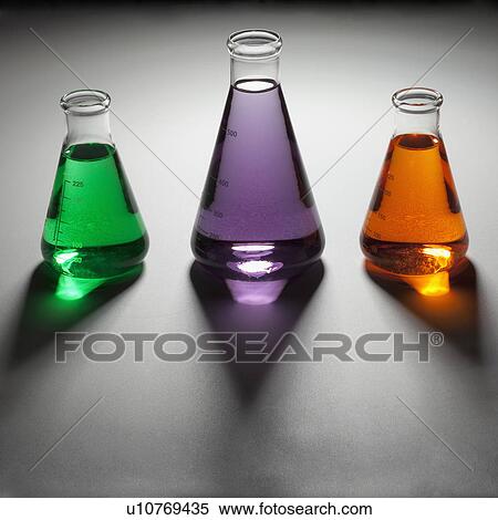 Stock Photography - Chemistry beakers. Fotosearch