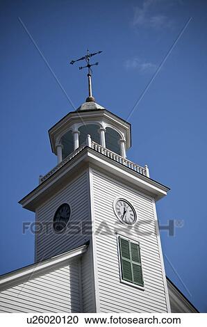 Stock Image - Church steeple. Fotosearch