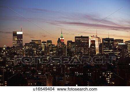 Cityscape at night View Large Photo Image Picture - Cityscape at night. Fotosearch