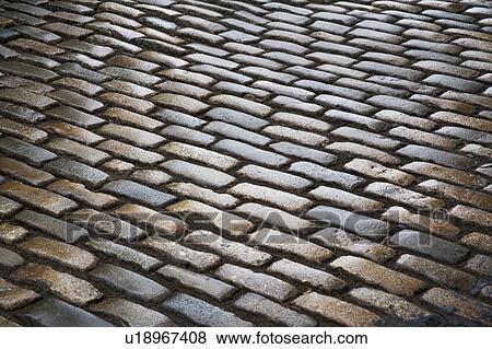 Stock Photo - Cobblestone. Fotosearch