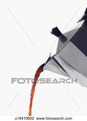 Stock Image - Coffee pot. Fotosearch
