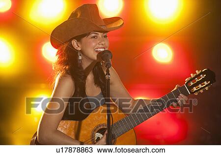 Country singer View Large Photo Image Stock Image - Country singer. Fotosearch