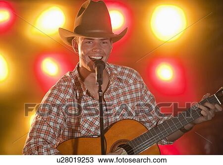 Country singer View Large Photo Image Stock Image - Country singer. Fotosearch