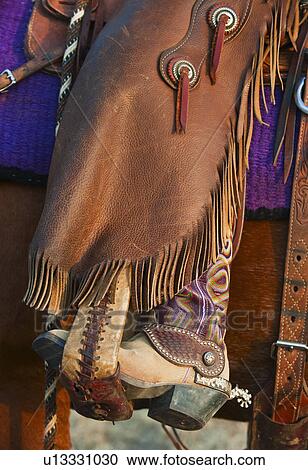 Stock Image - Cowgirl boots. Fotosearch