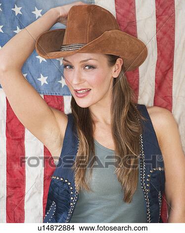Picture - Cowgirl. Fotosearch