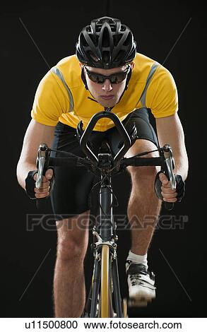 Stock Image - Cyclist. Fotosearch
