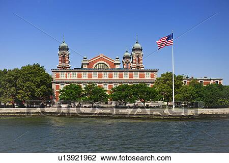 Ellis Island View Large Photo Image Stock Image - Ellis Island. Fotosearch