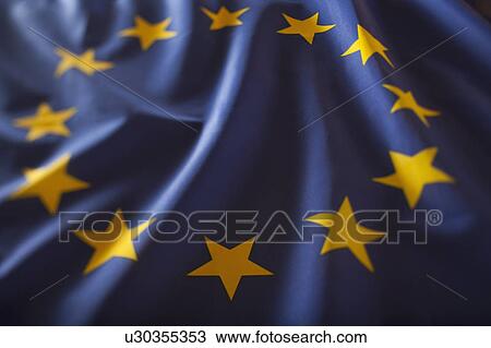 Stock Image - European union flag. Fotosearch