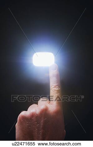 Finger pointing at light View Large Photo Image Stock Photography - Finger pointing at light. Fotosearch