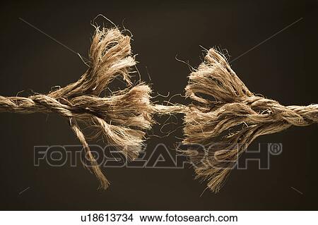 Picture - Frayed rope. Fotosearch